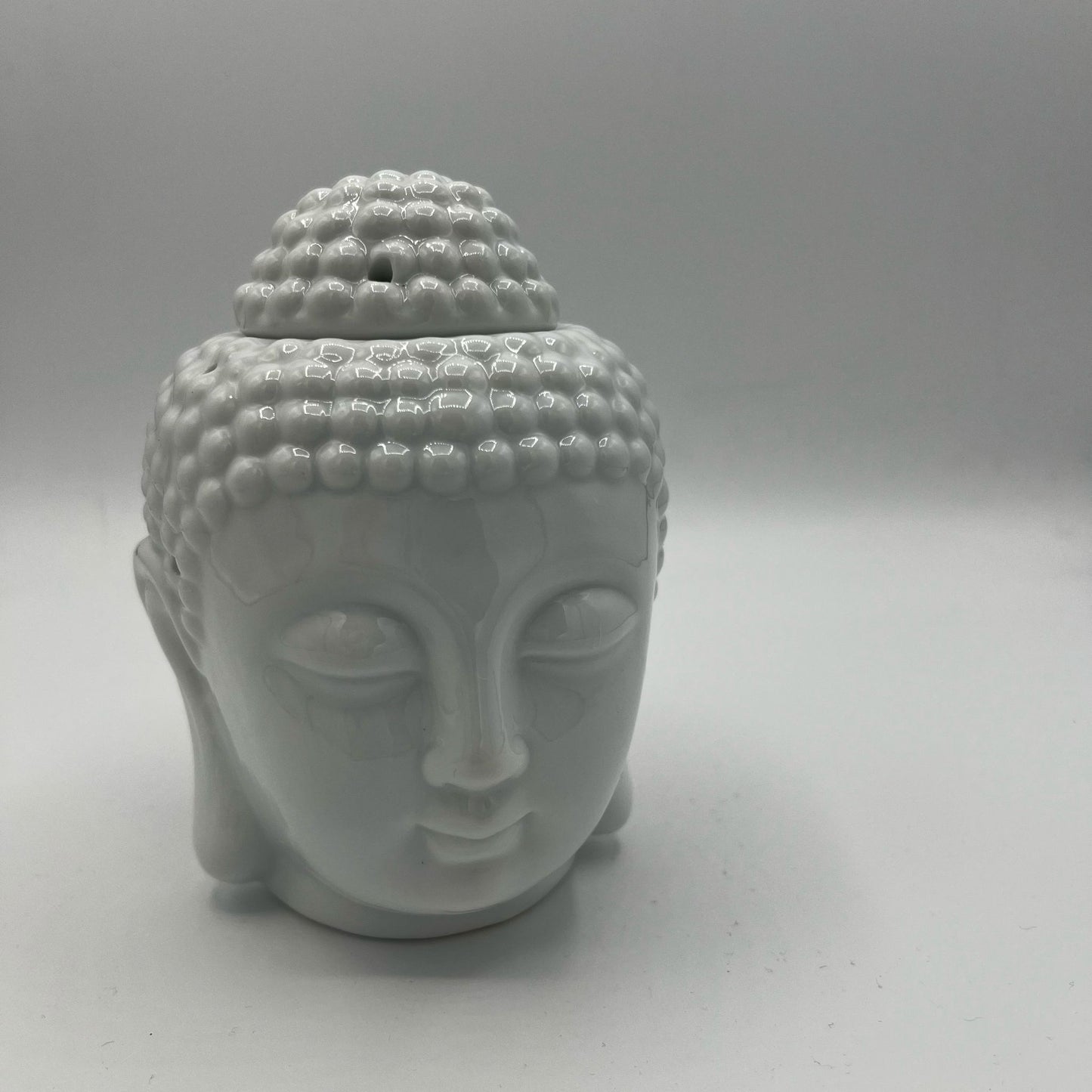 White Ceramic Buddha Wax Burner