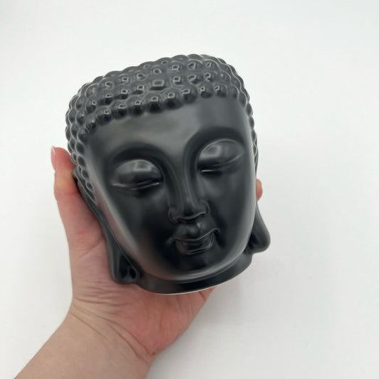 Black Ceramic Buddha Wax Burner