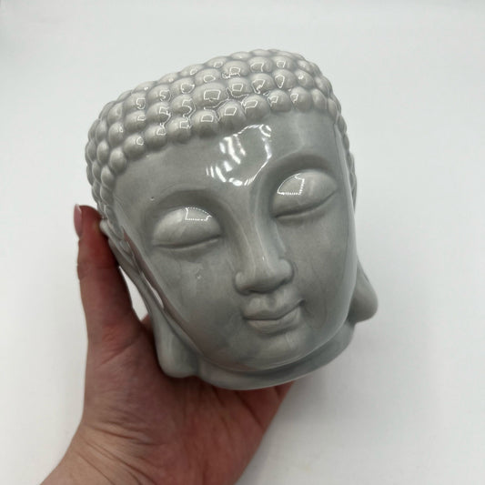 Grey Ceramic Buddha Wax Burner