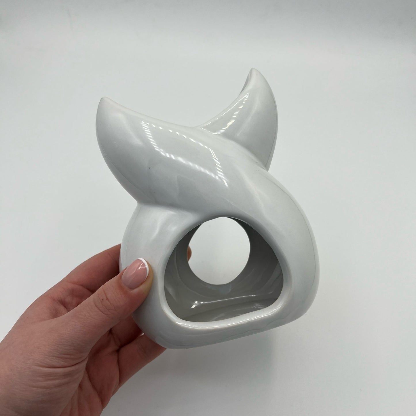 White Ceramic Twist Wax Burner