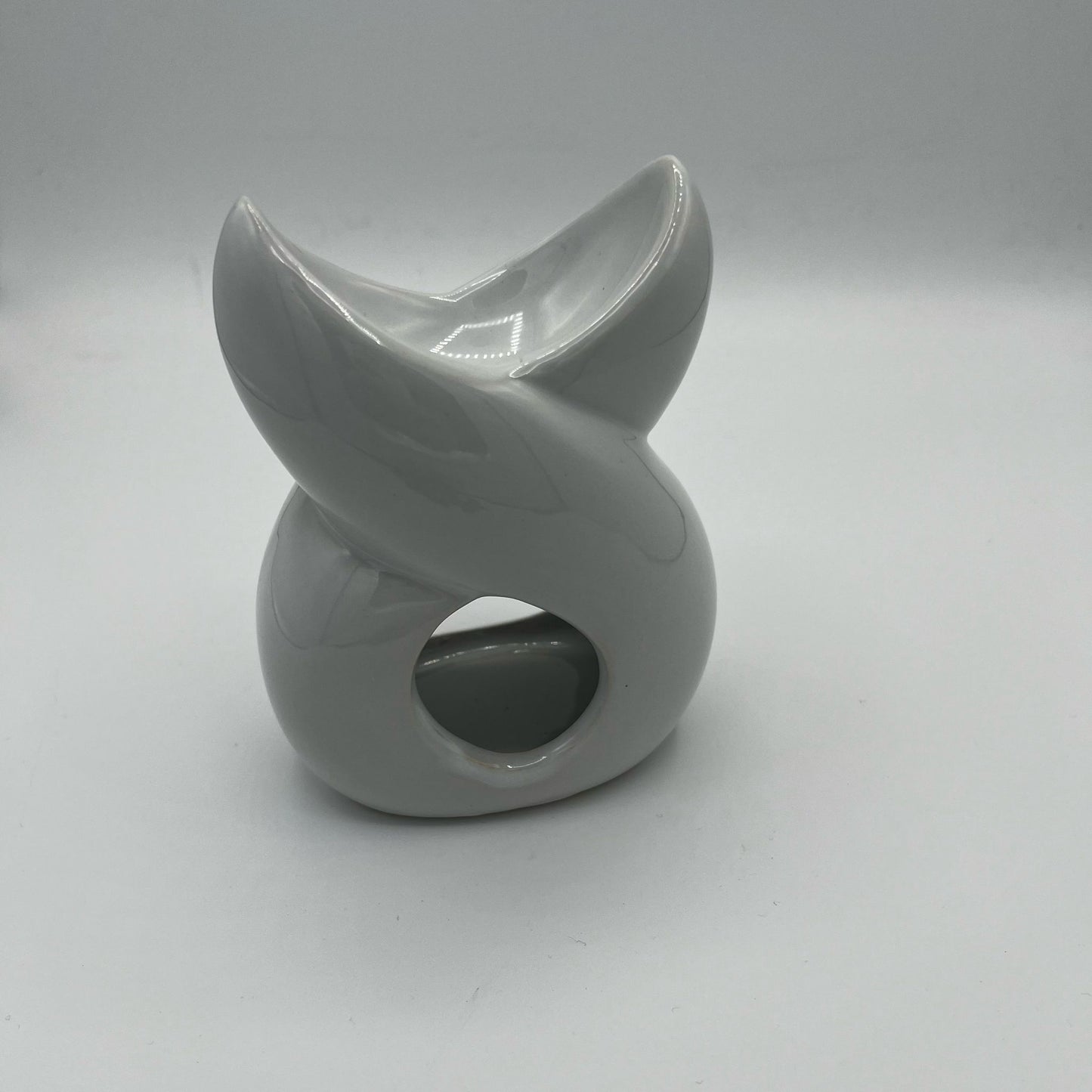 White Ceramic Twist Wax Burner